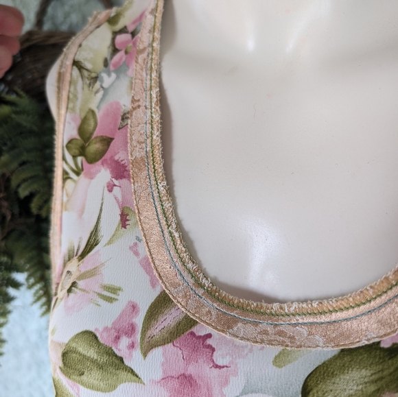 Vintage Nothing Matches Cream Maxi Sundress Patch Work Dress Size Sm - Picture 3 of 7